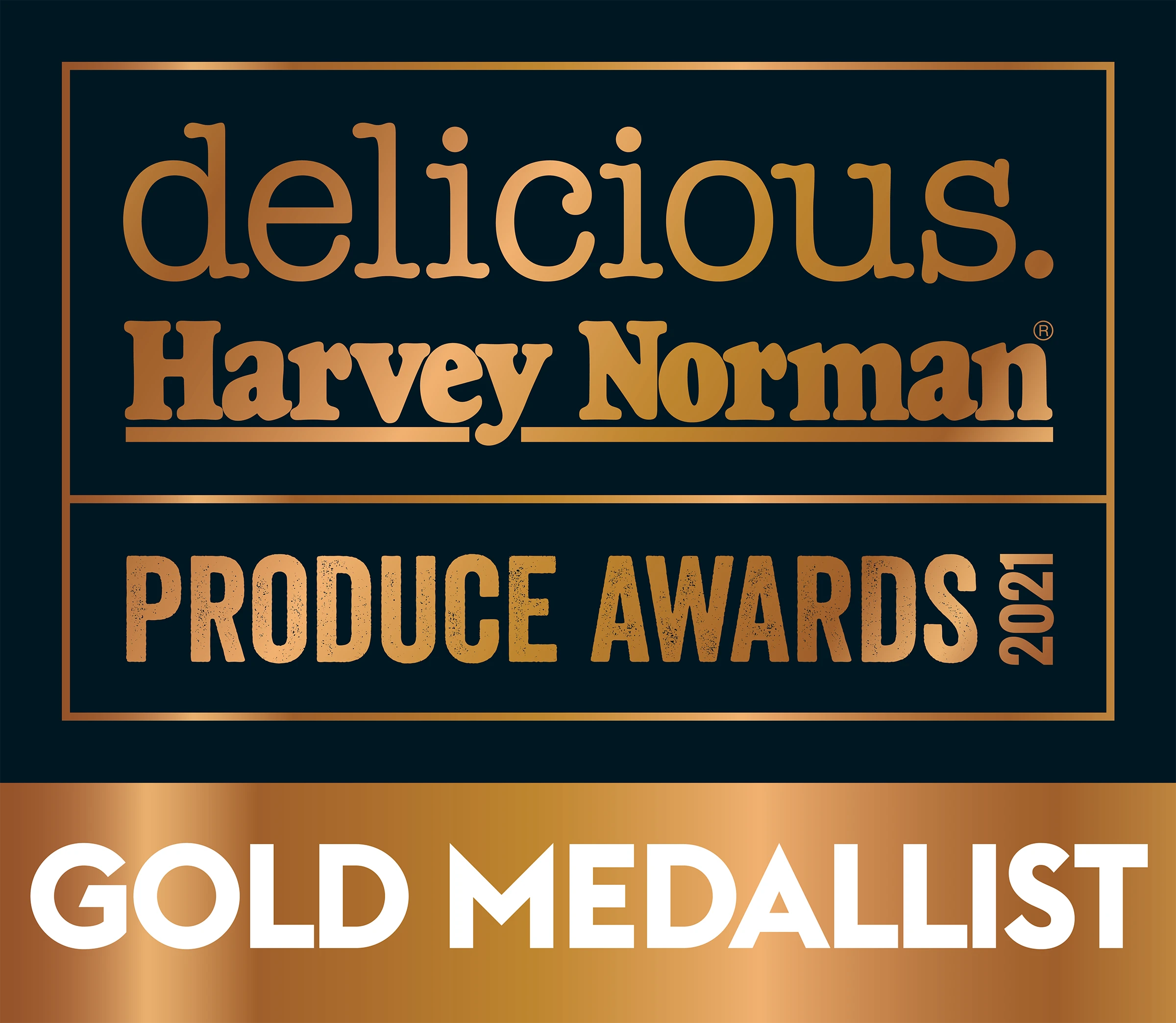 Malfroy's Gold Gold Medallist .delicious Produce Awards 3 years running