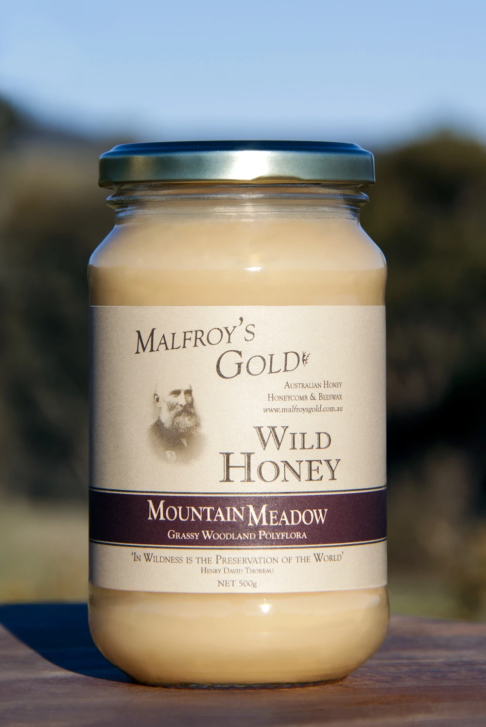 Malfroy's Gold Wild Honey Mountain Meadow 500g