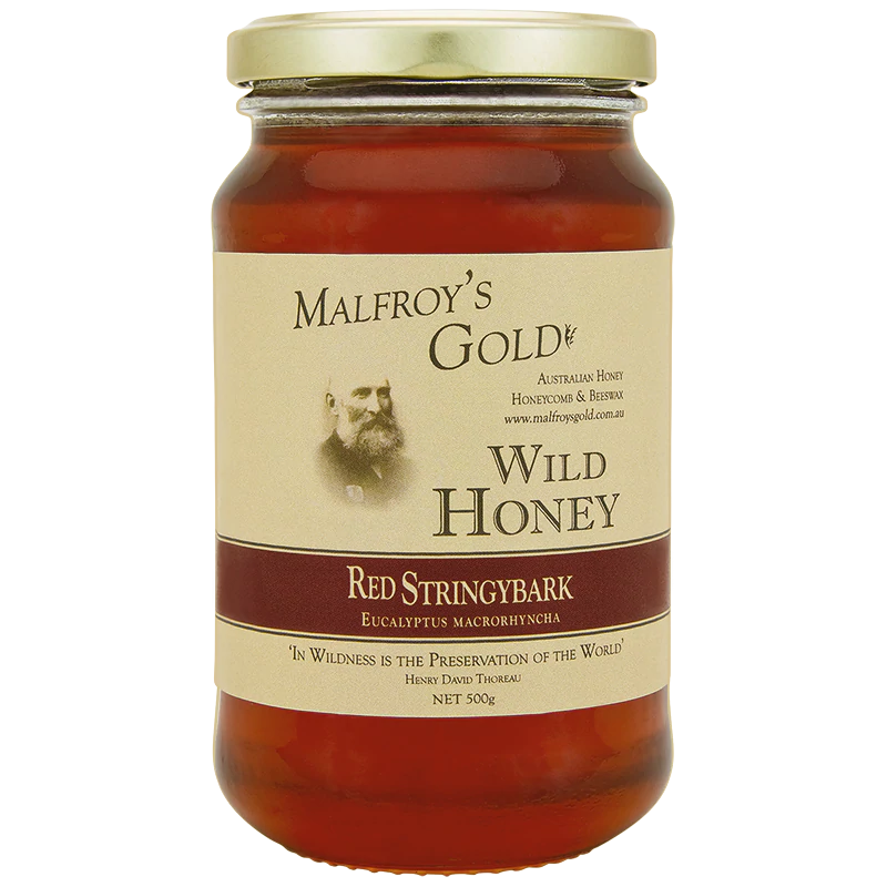 Malfroy's Gold Wild Honey 500g Red Stringybark