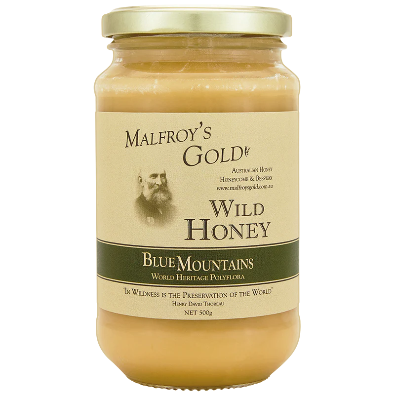 Malfroy's Gold Wild Honey 500g Blue Mountains Polyflora