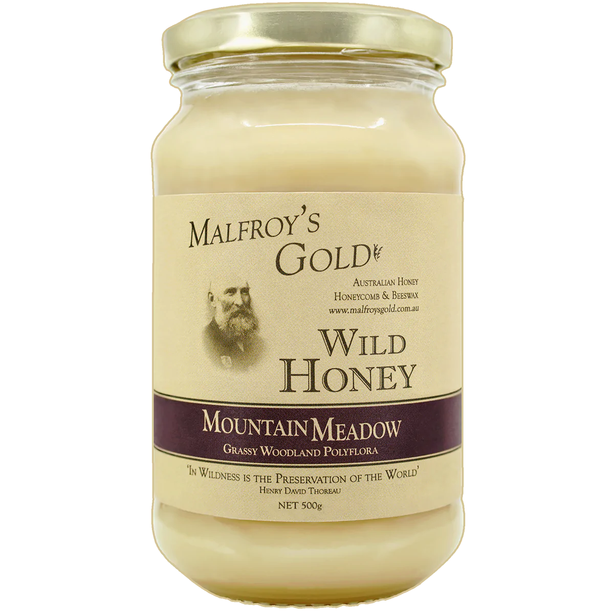 Malfroy's Gold 500g Wild Honey Mountain Meadow