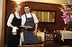 Blaxland's Como owner and chef Grant Farrant with his partner Rachel McNabb.