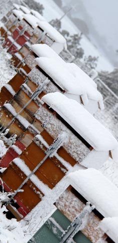 Natural Beekeeping Australia Warré Hives in Snow Central Tablelands